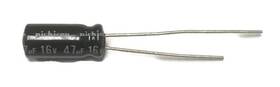 Uvz1c470mdd Nichicon Set Of 10 105 C Electrolytic Capacitor 47uf 16v 47 Mfd 20%