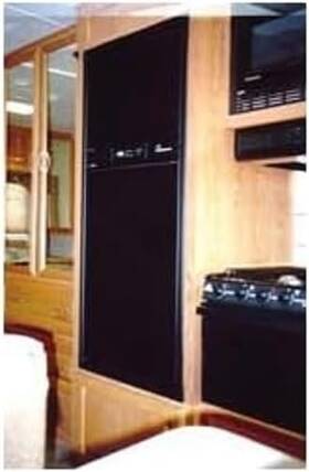 636217 Norcold Inc Refrigerator Door Panel - Lower Black Acrylic Fits