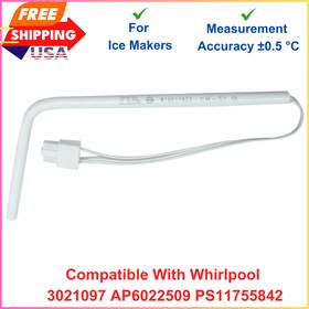 Wpw10511923 Obida 10969096 Ice Maker Bin Temperature Sensor Replaces W10511923 For Whirlpool