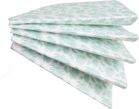 5pcsbxd Ouvlaiz 5 Pack Non Slip Refrigerator Drawer Liner Absorbent 24 Inch L X 12 W White/green