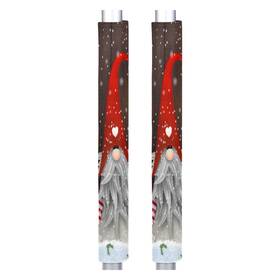 B0bcdvlmwd Pardick Christmas Cute Gnome Xams Snowflakes Refrigerator Door Handle Covers Set Of 2