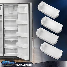 Pit66 Ult266510 4 Packs White Shelf Bin Compatible With Kenmore Whirlpool Refrigerator
