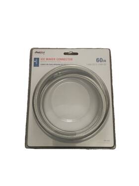 496-920 Pro Line Stainless Steel Ice Maker Connector Hose 1/4 Inch X 60 Proline Plumbing And Heating
