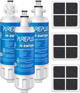 Lt700p Pureplus 313021652609 Water Air Filter Combo 3 Pack Replacement Lg Kenmore
