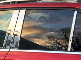 Qaa 691821300754 Is Compatible With 2016-2019 Mercedes Gle 6 Piece Stainless Pillar Post T