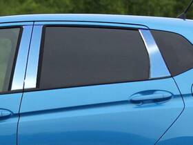 Pp15221 Qaa Is Compatible With 2015-2019 Honda Fit 6 Piece Stainless Pillar Post Trim