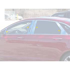 Pp53632 Qaa Is Compatible With 2013-2020 Lincoln Mkz 8 Piece Stainless Pillar Post Tr