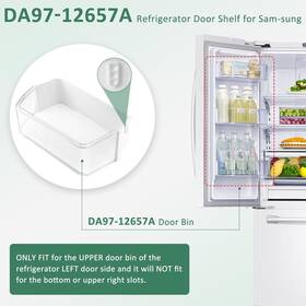 Da97-12657a Qrinnovations 043681694793 Door Bin Left Compatible With Samsung Refrigerator