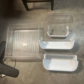 Frs6r5esb Qrinnovations 043692427588 Frigidaire Side Door Bin Shelf Covers Original