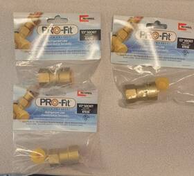 87038 Rectorseal Pro-fit #87038 1/2 Inch Socket Refrigerant Line Quick Connect Quan 3