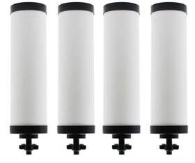 Rc-bwf-2 Renami 4 Pack Ceramic Filter Silver Infused Replacement For Bb9-2 Berkey Travel Large