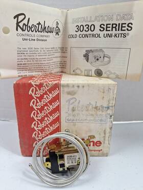 3030-411 Robertshaw Robershaw Cold Control Cut In 39 Norm Off -6 Warm 2 36 Inch Long Cap