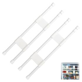 Rgdrrb-2s Rvguard Double Rv Refrigerator Bar Adjustable Fridge Tension Rod Holds Food And Drink