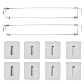22380054 Rvxlrdn Rv Adjustable Fridge Bars 12.5-22.3inch Storage Rods Corner Shelf