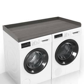 Sadielife 747923615897 Washer Dryer Countertop With Edge Rails 27.5 Inch Depth X 54 Wood For