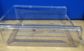 Da61-01677 Samsung Refrigerator Drawer Upper Freezer Case Basket Part # Da61-01677 Samsung Refrigerator Drawer Upper Freezer Case Basket Part #