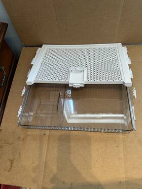 Da63-11588x Samsung Da61-15175a Refrigerator Freezer Ice Cover Assembly - Part# Da63-11588x Samsung Da61-15175a Refrigerator Freezer Ice Cover Assembly - Part#