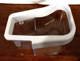 Da63-04624 Samsung Refrigerator Door Bin Replacement Part#da63-04624 Clear White