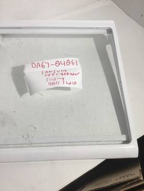 Da67-04063 Samsung Refrigerator Sliding Glass Shelf