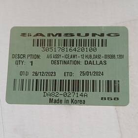 Da92-00939b Samsung Da82-02714a Ice Maker Assembly Refrigerator Part Da92-00939b Samsung Da82-02714a Ice Maker Assembly Refrigerator Part