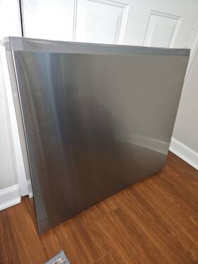 Da91-05435a Samsung Oem Freezer Door Assembly Stainless Steel
