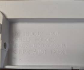 Da97-03970x001 Samsung White Clear Plastic Glass Refrigerator Shelf Da67-03970 With Screws Set