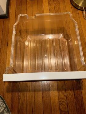 Da97-08383b Samsung Refrigerator Crisper Drawer Genuine Oem Assembly Tray-chille