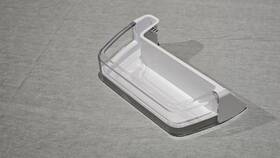 Da97-11522b Samsung Oem Door Guard Bin Tray Middle Part #