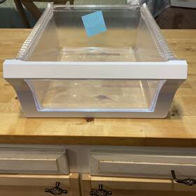 Da97-12687f Samsung Oem Genuine Refrigerator Left Crisper Pan Drawer Part #