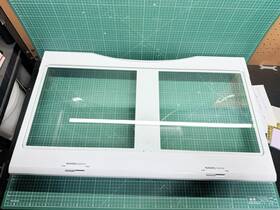Samsung Da97-20333a Refrigerator Crisper Shelf Frame With Glass P# Da97-20333b
