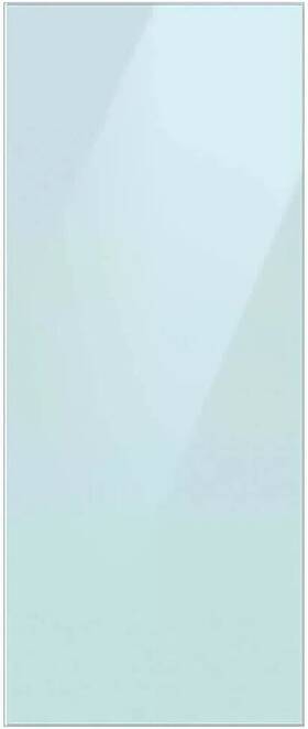 Ra-f18du3cm Samsung Bespoke 3-door French Door Refrigerator Top Panel Morning Blue Glass