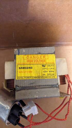 Shv-ut1136b Samung Oem Samsung Microwave High Voltage Transformer