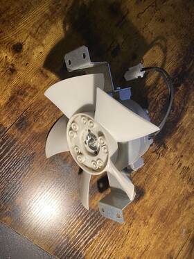 12-3024-01 Scotsman 02-4197-01 Fan Motor With Blade