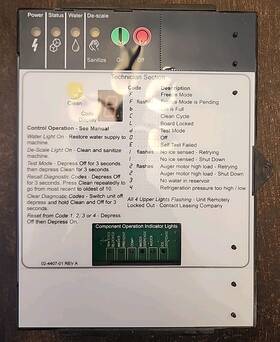 Sc-11-0575-04 Scotsman Ice Maker Control Board With New Overlay Warranty 11-0575-04 B11