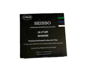 Adq732144 Seisso Refrigerator Air Filter Replacement For Lg Lt120f Kenmore Three Pack