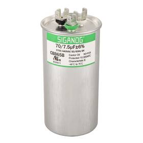 Sgd-cbb65-70 Sigandg Sgd-cbb65-70/7.5 70/7.5 Uf 70 7.5 Mfd 370v Or 440v Cbb65 Dual Run Start Round