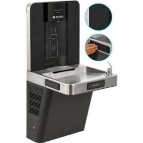 761218 Sim Supply Blocked Brand Industrial Refrigerated Drinking Fountain With Bottle Filler Filtered