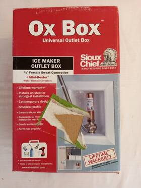 696g1000mfpk4 Sioux Chief Ice Maker Icemaker Outlet Box New