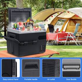 Dsp-65ay1 Smad 12v/24v Car Fridge 65l Camping Mini Freezer Electric Compressor