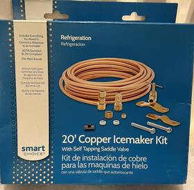 5304490717 Smart Choice Refrigeration 20 Copper Ice Maker Kit New In Box Brand Compatible