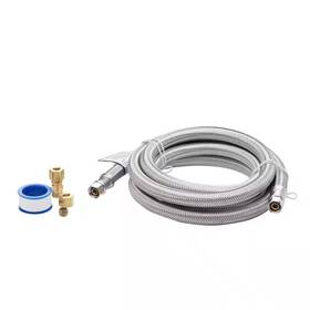 Smart Choice 705353020353 6 Ft. Stainless Steel Refrigerator Waterline Kit