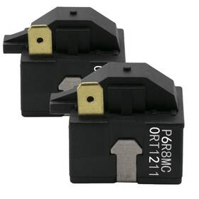 Ort1211 Spartshome P6r8mc 2 Pcs Ptc Refrigerator Starter Relay For Lg Magic Chef Refrige