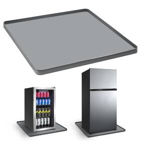Minifridgesiliconemat006 Sptnabv Mini Fridge Silicone Mat With Raised Edge 25.6ftftx23.6ftft Under Refrigerator M