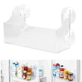18258166428097 Stobaza Refrigerator Replacement Shelf - Clear Acrylic Suction Cup Beverage Rack 8x4