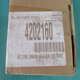 4202160 Sub-zero Refrigerator - Freezer Drain Heater Oem Part New Open Box