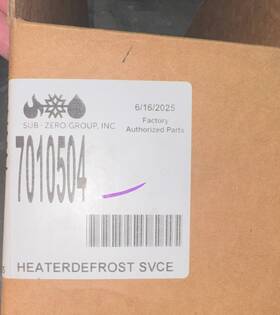 7010504 Sub-zero Defrost Heater For Refrigerator Freezer Replacement Part