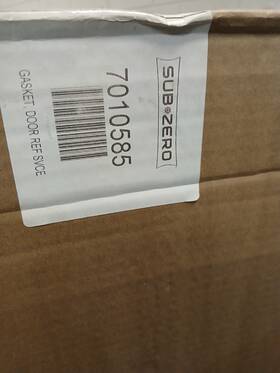 7010585 Sub-zero Fridge Door Gasket