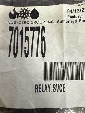 7015776 Sub-zero Oem Relay