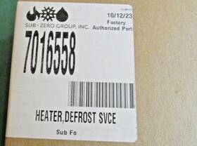 7016558 Sub-zero Refrigerator - Defrost Heater Oem Part No. New Open Box