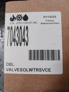 7043043 Sub-zero Water Valve Oem